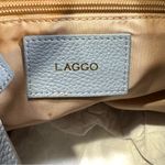 LAGGO Havana Hobo Shoulder Bag Blue Pebbled Leather Photo 11