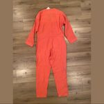 Outerknown retrograde linen coral button down jumpsuit coveralls Photo 5