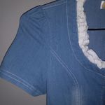 Beautiful Japanese S Manga Denim Zip Front Cargo Pocket Mini Dress Blue Photo 6