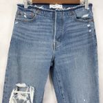 Abercrombie & Fitch Abercrombie Fitch Womens‎ Jeans 25 Distressed Boyfriend Mid Rise Raw Hem Edgy Photo 1