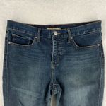 Levi's 311 Shaping Skinny Jeans Womens 31 Blue Denim Frayed Hem Distressed Photo 1