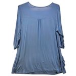 LOGO By Lori Goldstein  Tunic Top Blue XL Photo 3