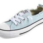 Converse all star blue slip on sneakers women’s size 9 skateboarding casual Photo 1