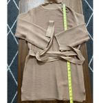 Kittenish  Neutral Territory Oversized Ribbed Tan Mini Sweather Dress Size XS Photo 8