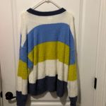 Aerie  Womens Flurry Oversized Sweater Striped Pullover Long Sleeve‎ Medium NWT Photo 4