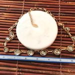 Coldwater Creek  Fancy Gold Tone & Glass Necklace Photo 5