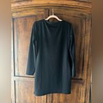 Stradivarius  Black Mini Dress with Long Sleeves XL Photo 1
