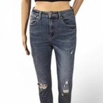 Pistola Distressed High-rise Skinny Ankle Blue Jeans Size 28/ 26” Inseam EUC Photo 0