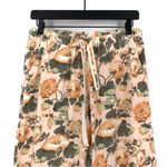 Sundance Flannel Pajama Set Peach Green Florals M Photo 9