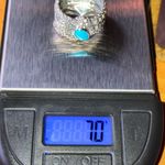 Sleeping Beauty Turquoise Sterling Silver Dragon Ring Size 7 Photo 8