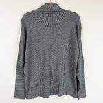 Gap NWT Vintage  Houndstooth Turtleneck Long‎ Sleeve Cotton Top Shirt Size Large Photo 9