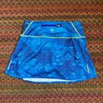 Athleta  BLUE GEOMETRIC PRINT ATHLETIC SKORT SKIRT GOLF TENNIS Photo 2