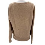Quince  Mongolian Cashmere V-Neck Sweater camel sz L Photo 1
