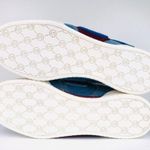 Stella McCartney  Embroidered Denim Logo Sneakers Photo 5