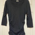 Melrose Chic Pregnancy Black 3/4 sleeves Top Size S Photo 0
