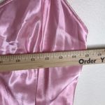 Cacique vtg  90s ladies pink button up nightie babydoll romper size small sexy Photo 5