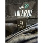 LuLaRoe Bermuda Shorts Medium Wash Denim Tummy Control Size 28 Classic Modest Photo 4