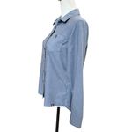 The North Face Shirt Women’s Small Blue Long Sleeve Button Up Travel Gorpcore Photo 2