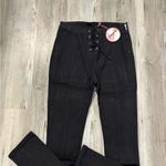 Hayden  Lace-Up Front Pants | NWT | Size Medium/ also has side zipper Photo 7