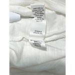 Athleta  T-Shirt V-Neck Embroidered Stitching Short Sleeve Tee Shirt‎ White XS Photo 9