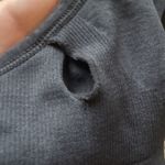 Avec Les Filles  Seamless Sports Bra Women's Size XL Black Strappy CrossBack Photo 5