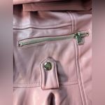 Ashley Stewart  Mauve Leather Jacket Photo 2