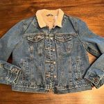 C.E. Schmidt Workwear Jacket womens large Blue Denim Insulated Coat Photo 0