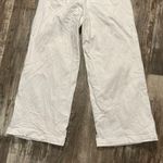 American Eagle Outfitters White Wide Leg Stretch Pants Size XS Short Photo 4