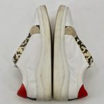 Boden Slip On Snake Print Sneakers Trainers White Red Tan Size 41 US 9.5 Photo 5