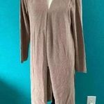 POL  Plain Jane Long Basic Cardigan in Dusty Rose pink brown in size small Photo 0