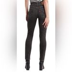 Levi's Classic Mid Rise Skinny in Black Shore Jeans Womens 6 or 28 Waist Photo 4