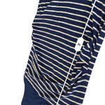 Seraphine Navy & White Striped MATERNITY Scoop neck bodycon Midi Dress Size 6 Blue Size L Photo 9