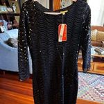 Gianni Bini Gatsby sz L (8) fits like sz M mesh sequin dress Photo 0