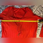 Free People Burnt Orange Accordion Style Medium Dress Photo 13