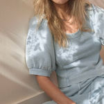 Aerie NWT Sky Blue Cozy Sweatshirt and Sweatpants the set Photo 0