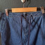 Eddie Bauer Women’s  Dark Blue Denim Maxi Skirt with Slit Photo 1