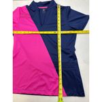 EP Pro Women's Navy/Pink Polo Short Sleeve Shirt in Size S Blue Photo 2