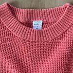Melrose and Market Coral waffle sweater Photo 1
