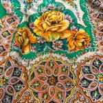 Vintage Silk Scarf Bundle, 3 Mixed Print, Multicolor Rectangle Scarves Photo 13