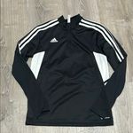 Adidas  Black and White Fitted Long Sleeve Jersey Photo 3