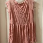 Hannah Pink Scoop Neck Sleevless Lace Accent Top M Size M Photo 7