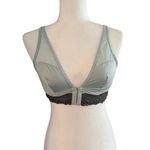 Aerie RARE  Corset-Style Bralette With Front Hook Closure Light Green Size Large Photo 0