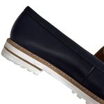 Talbots EUC Leather Laura Link Nappa Loafers Navy Size 8.5 Retail $149.00 Photo 4