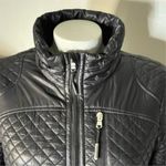 Michael Kors COPY - Women's Quilted Mixed Media Coat Black Size S Winter Casual Photo 7