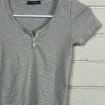 Brandy Melville  Striped Zelly Tee one size Photo 5