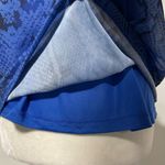 New G by Giuliana Snake Print Mesh Flutter Cap Sleeve Top Aria Blue Size XS Photo 8