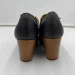 Kork-Ease Women's Black Leather Lace Up Ankle Chucky Oxford Bootie Size 8 Photo 2