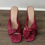Loeffler Randall Claudia Heels Fuchsia Pleated Bow Heels Pumps 11 Photo 5
