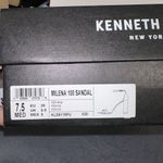 Kenneth Cole Womens Grey New Milena 100 Snake Print Sandal Block Heels Sz US 7.5 Photo 3