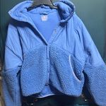 Free people Hooded Jacket Blue Size L Photo 0
